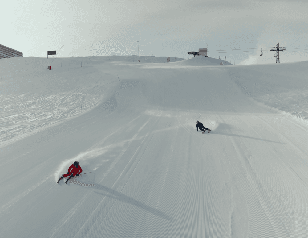 Pisten der Bergbahnen Obersaxen Mundaun Val Lumnezia